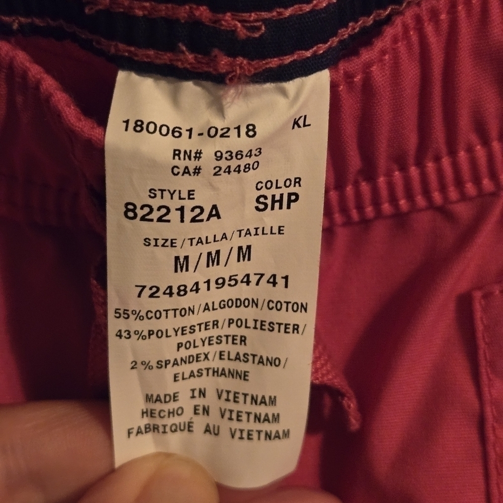 NWOT, Dickies EDS Signature Scrub Pants, Low Rise, Straight Leg Drawstring, Pink - Picture 11 of 14